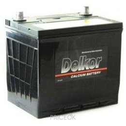 Аккумуляторную батарею Автомобильный аккумулятор DELKOR 6СТ-65 АзЕ Asia (75D23L)