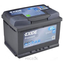 Аккумуляторную батарею Автомобильный аккумулятор Exide EA612