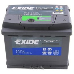 Аккумуляторную батарею Автомобильный аккумулятор Exide EA640