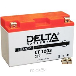 Аккумуляторную батарею Автомобильный аккумулятор DELTA CT 1208