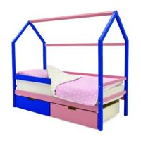 Фото Детская кровать-домик Svogen синий-лаванда Бельмар