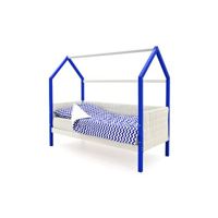 Фото Детская кровать-домик мягкий Svogen сине-белый Бел